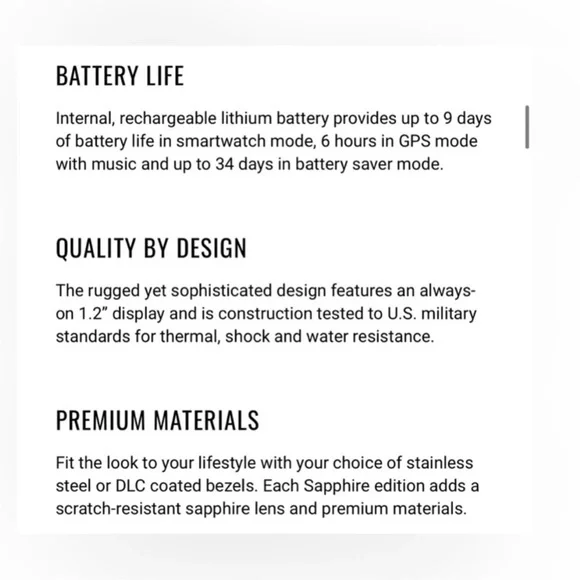 Garmin fēnix 6S Pro - Rose Gold Bezel with White Strap - Picture 12 of 16